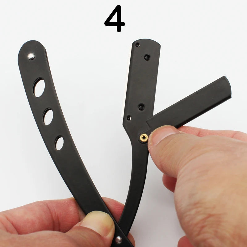 ZqZq Straight Razor Starter Kit — 10 Blades Included