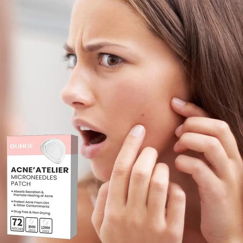 Invisible Hydrocolloid Pimple Patches — Overnight Blemish Treatment