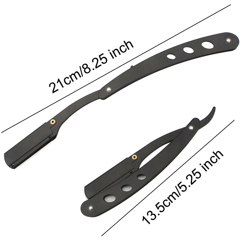 ZqZq Straight Razor Starter Kit — 10 Blades Included