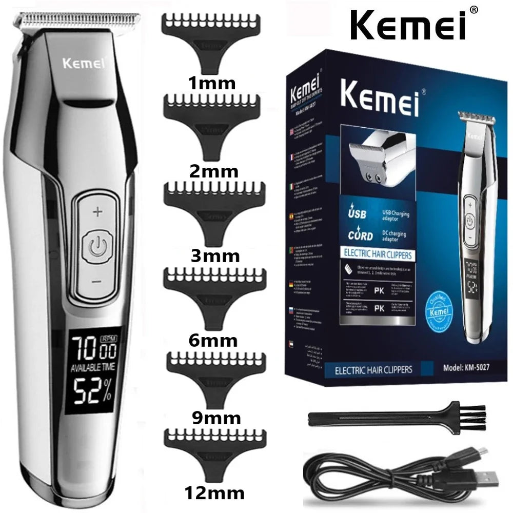 Kemei KM-5027 LED Professional Barber Clipper