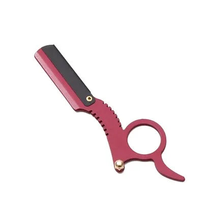 BARBERTOP Colorful Straight Razor — 5 Bold Colors, Replaceable Blade