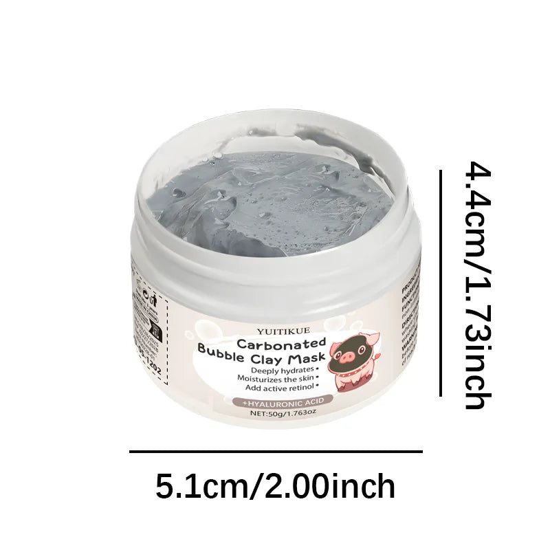 Carbonated Bubble Clay Mask — Self-Activating Deep Pore Cleanse