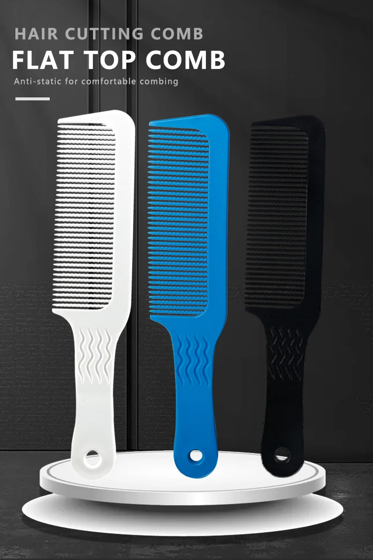 Professional Hairdressing Clipper Comb — Dual Tooth, 6 Colors