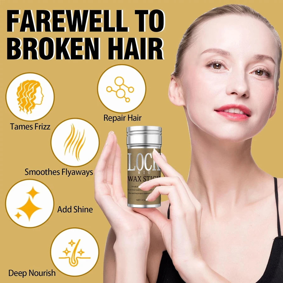 LOCKMIO Hair Wax Stick — Kids, Women & Natural Wigs