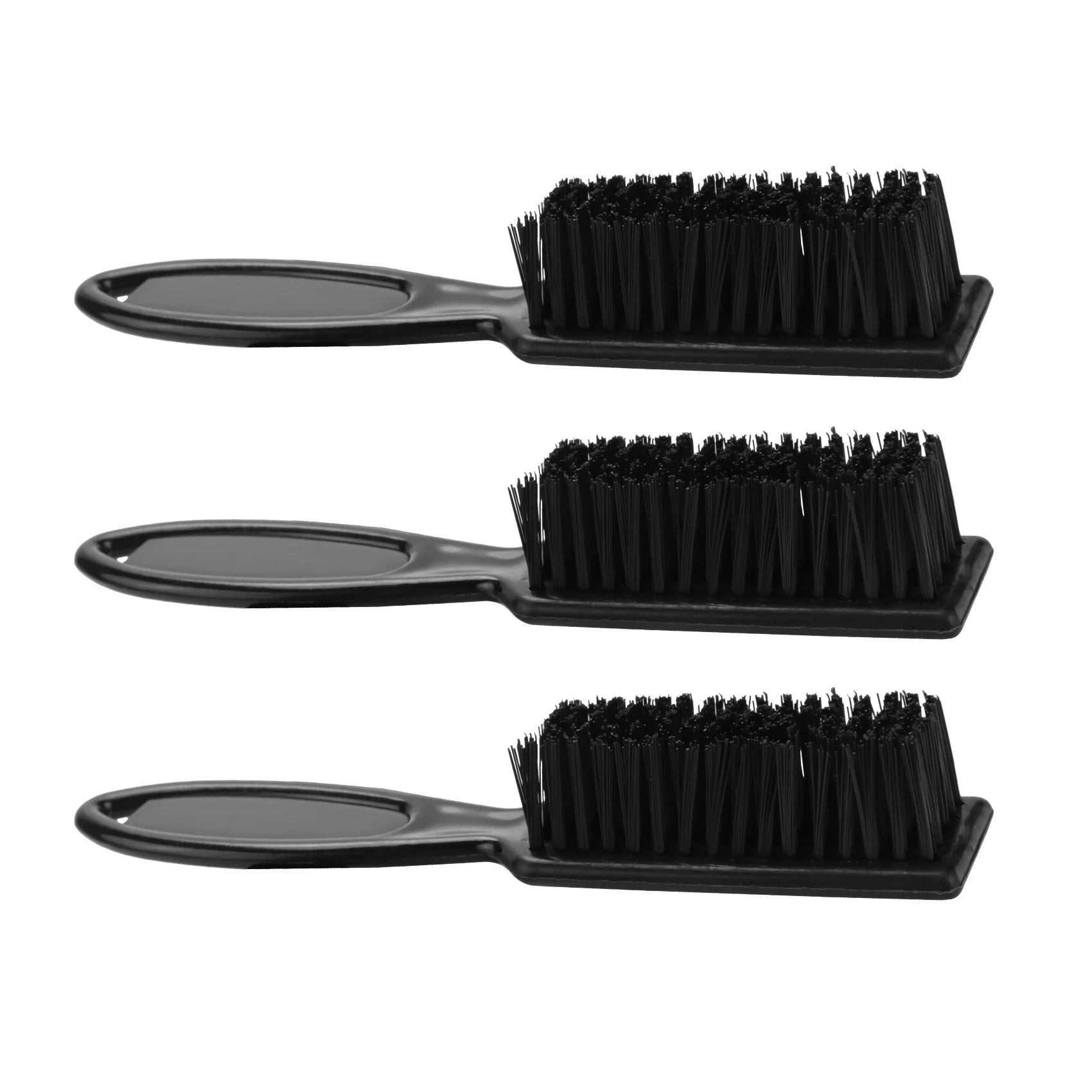 Professional Fade Brush Set — 3 Pieces, Soft Bristle Neck Duster