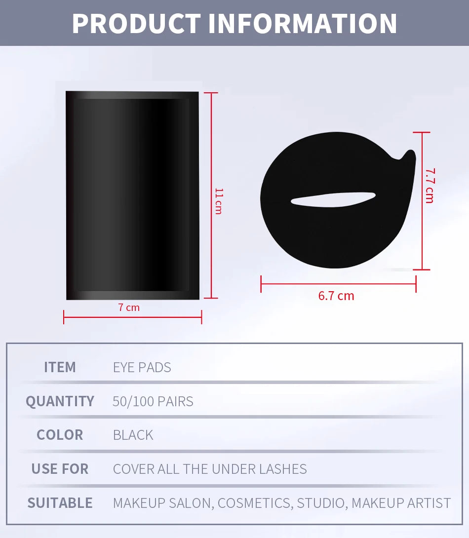 JOMAY UV-Blocking Under-Eye Patches — Lash Extension Protection