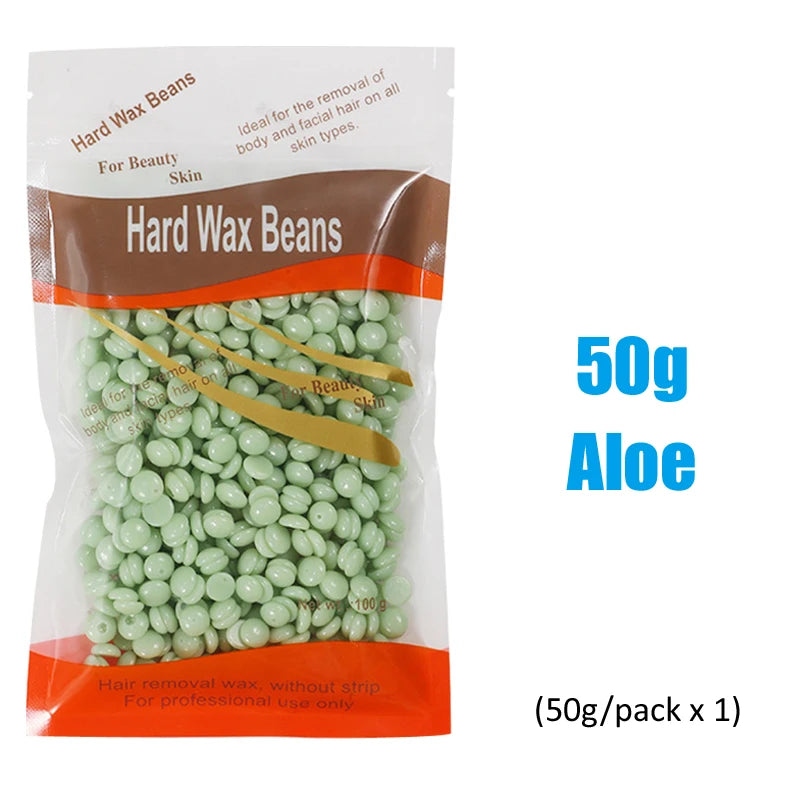 Hard Wax Beans — 50g to 500g, Brazilian & Lavender Scents