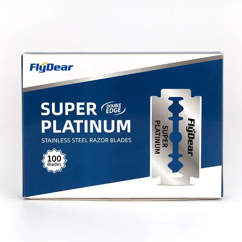 Double-Sided Stainless Steel Razor Blades — 10 to 100 Pack