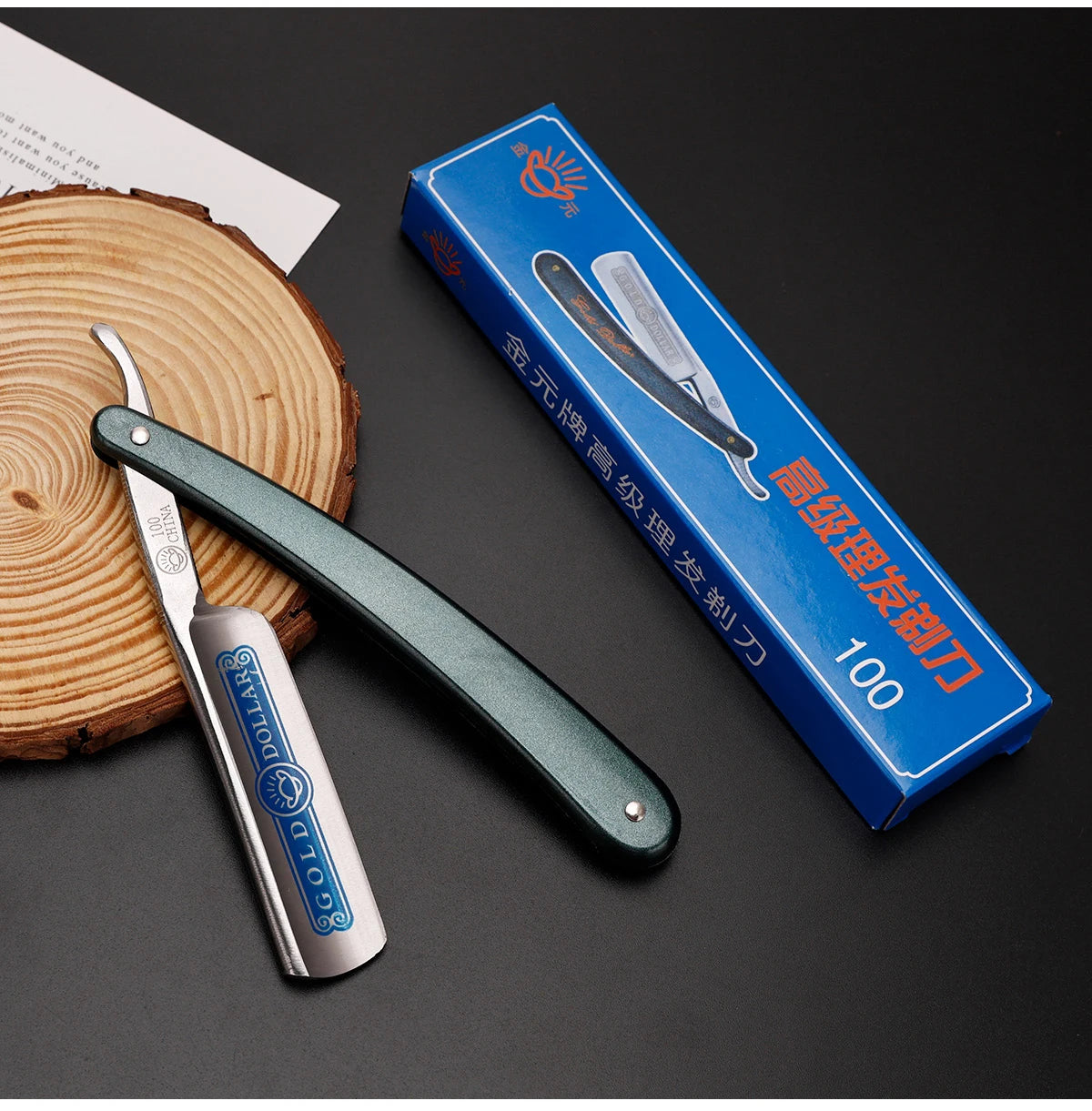 Classic Folding Straight Razor — Barbershop Edition