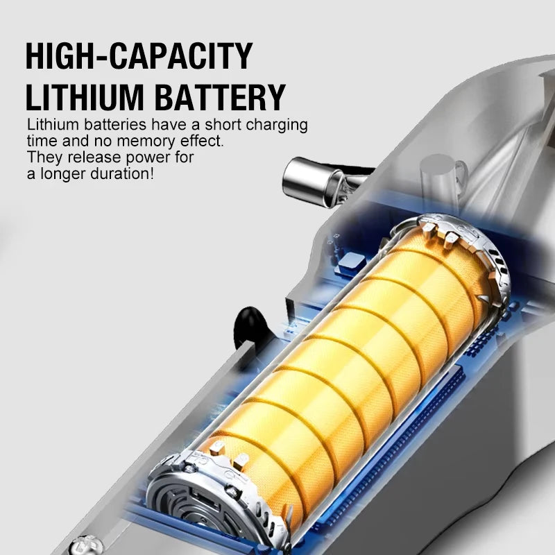 Heavy-Duty Full Metal Carbon Blade Clipper