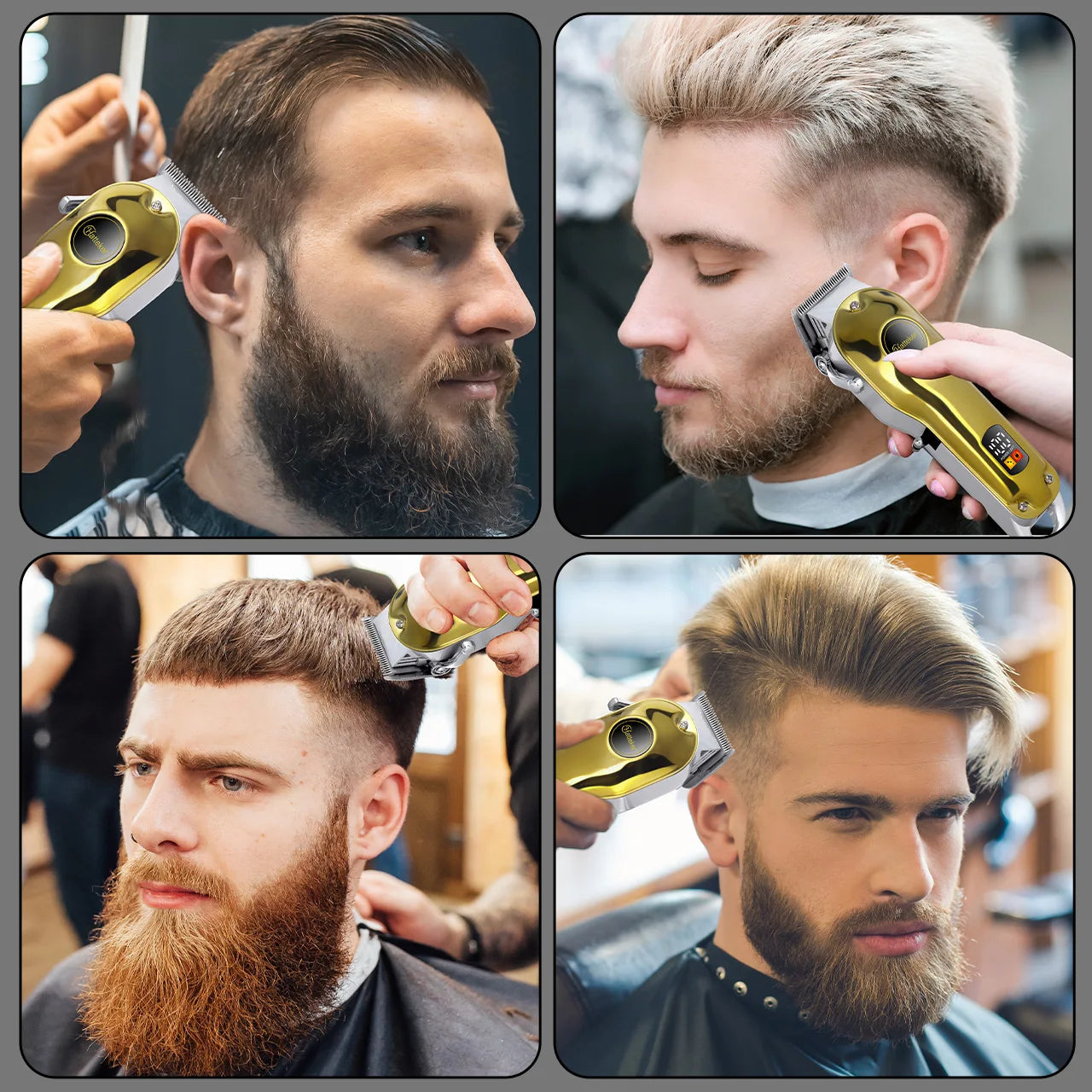 HATTEKER Professional Cordless Barber Clipper