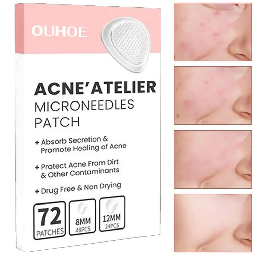 Invisible Hydrocolloid Pimple Patches — Overnight Blemish Treatment