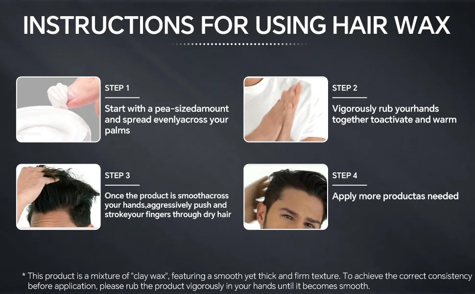 Matte Finish Hair Paste — Flexible Hold, Zero Shine