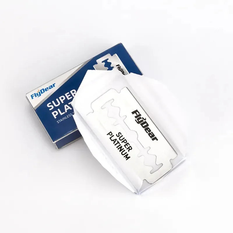 Double-Sided Stainless Steel Razor Blades — 10 to 100 Pack