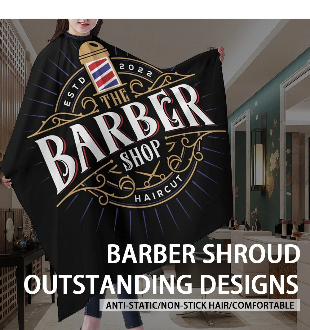 Waterproof Anti-Static Hairdressing Apron — Non-Stick, 2 Styles