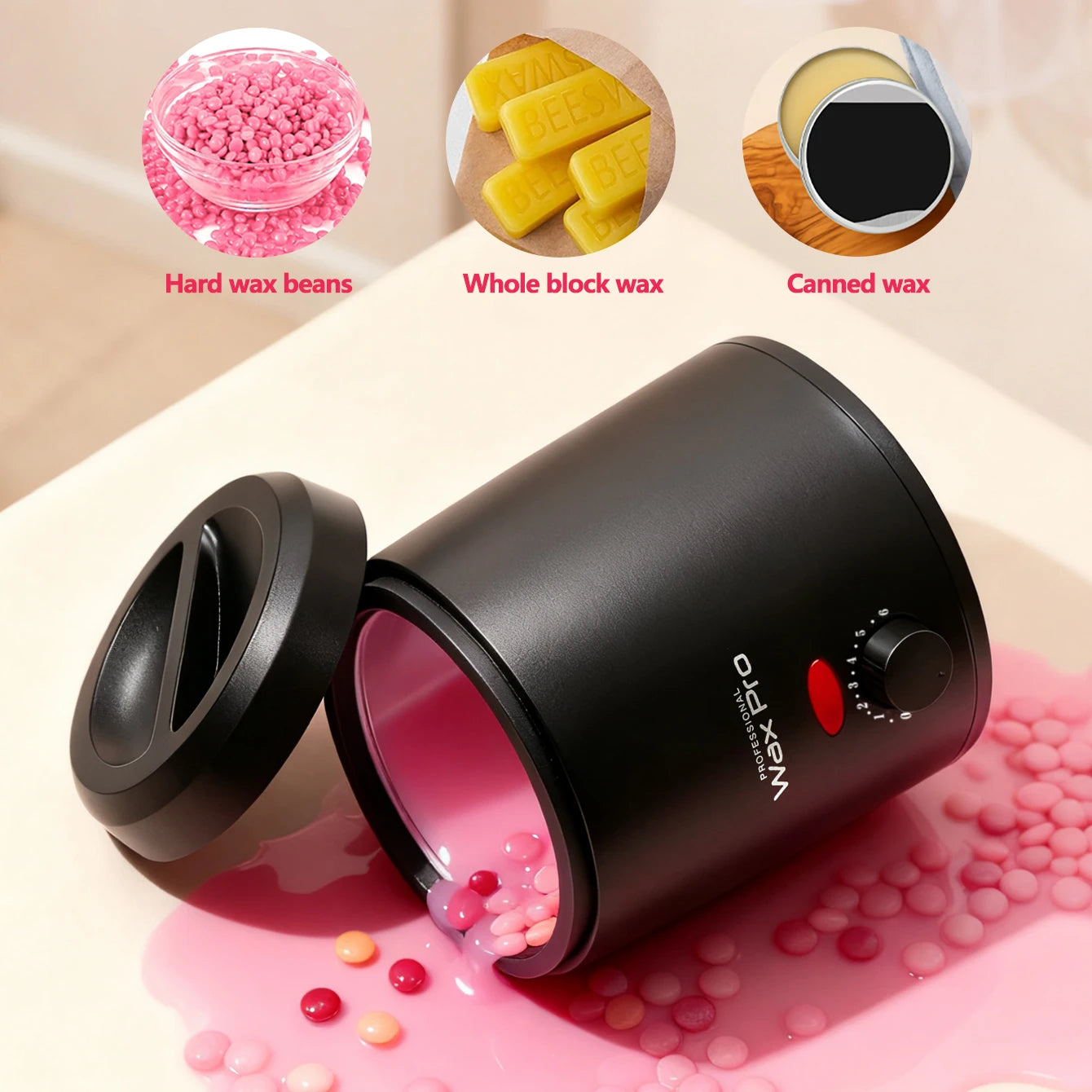 DUTRIEUX Rapid-Heating Wax Melting Pot — EU & US Plug
