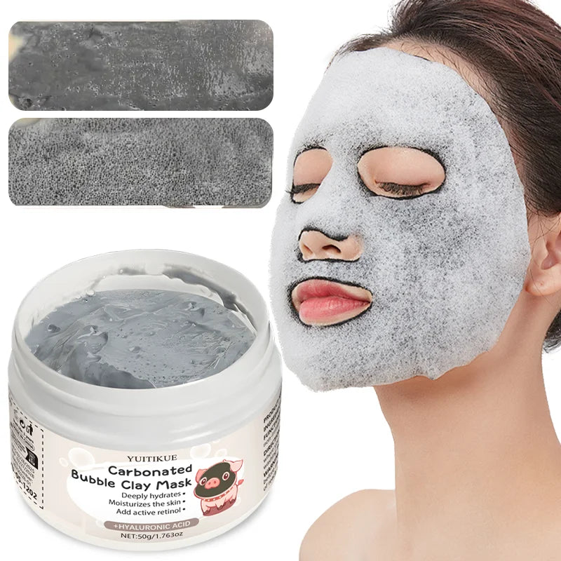 Carbonated Bubble Clay Mask — Self-Activating Deep Pore Cleanse