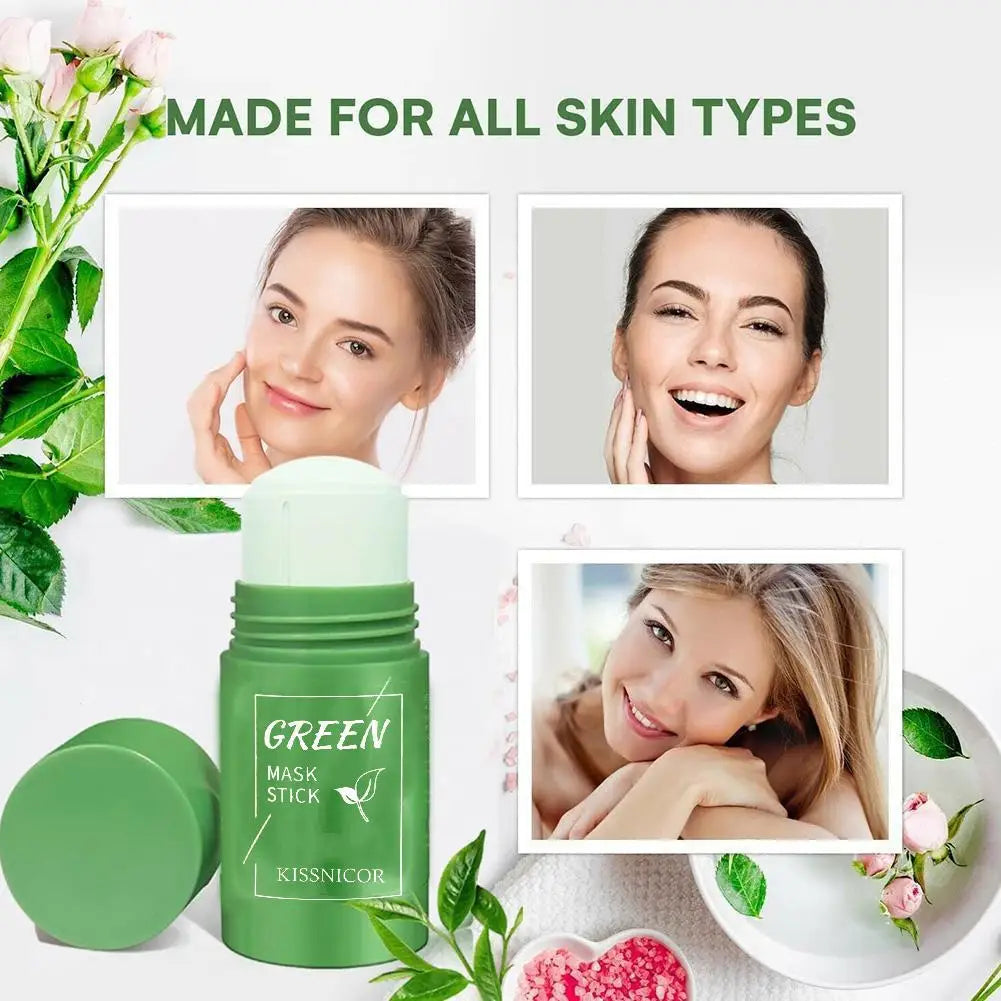 Green Tea Antioxidant Clay Mask Stick — Purifying and Brightening