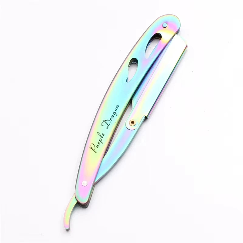 Classic Folding Straight Razor — Stainless Steel, 5 Colors