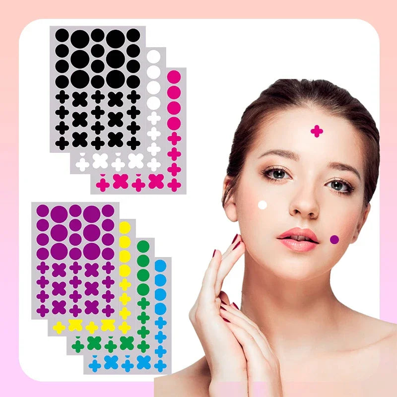 Colorful Pimple Patches 180-Pack — Hydrocolloid Spot Treatment