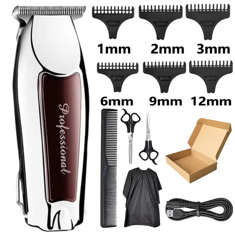 Kemei Professional Cordless Clipper — 3 & 6 Comb Set