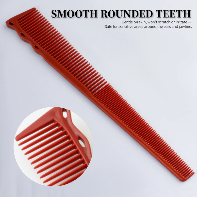 Pro Tapered Side-Corner Fade Combs — 1, 5 or 6-Piece Set