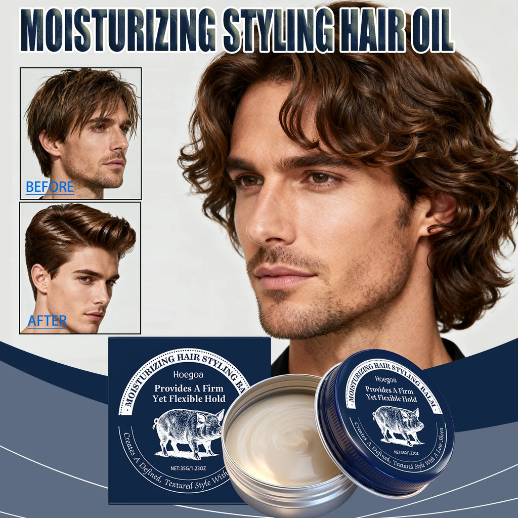 Jaysuing Beeswax Hair Pomade — Low Shine, Strong Hold