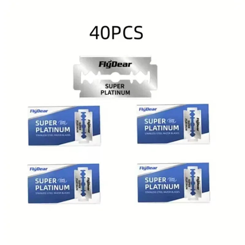 Safety Double-Edge Razor Blades — Professional Barber Pack, 10–50 Blades