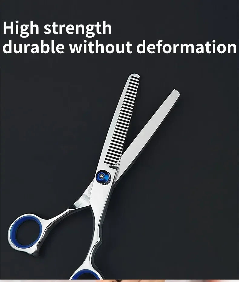 Professional Stainless Steel Barber Scissors — Thinning & Cutting
