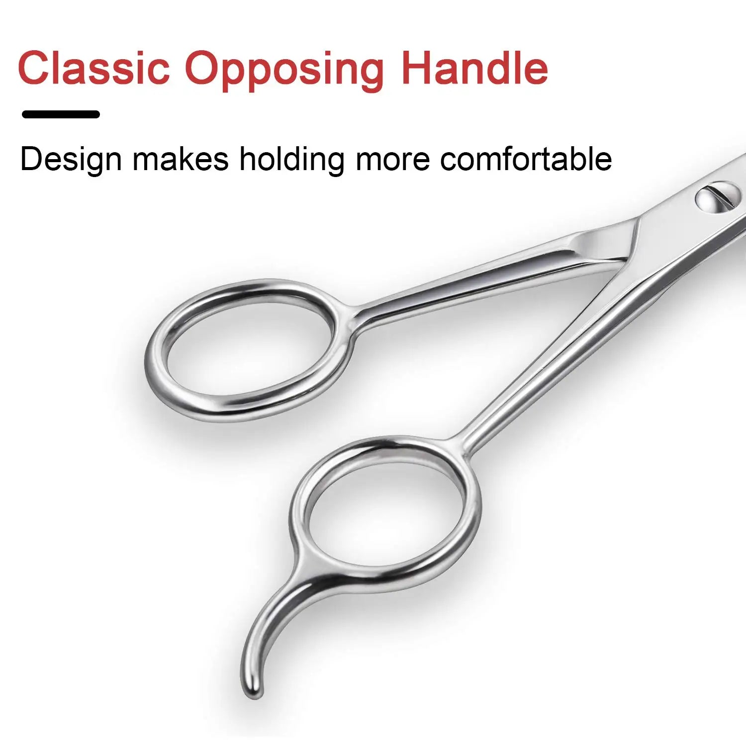 Stainless Steel Barber Scissors — 5.5", 6" & 7"