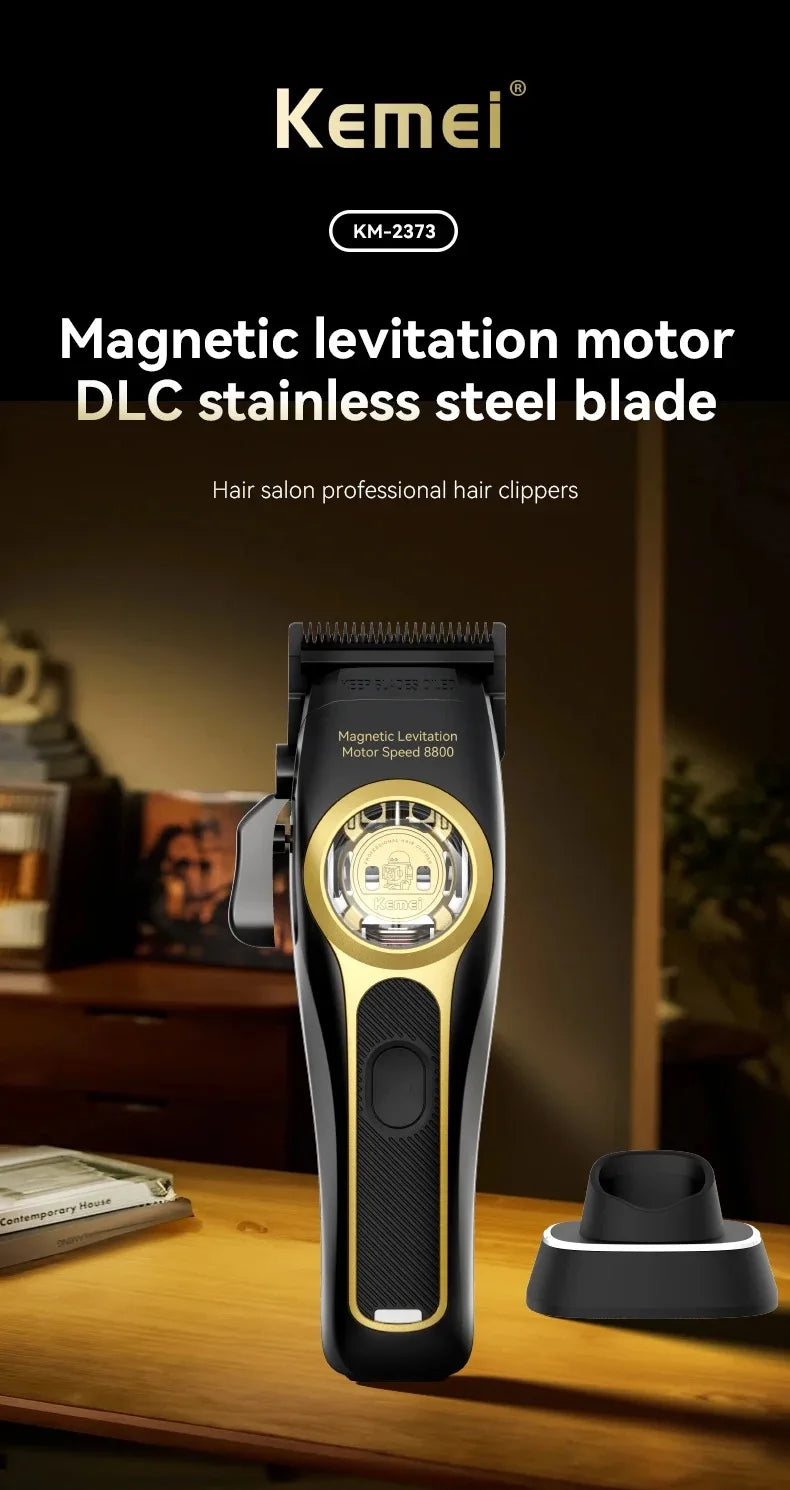 Kemei Vector Motor Cordless Barber Clipper