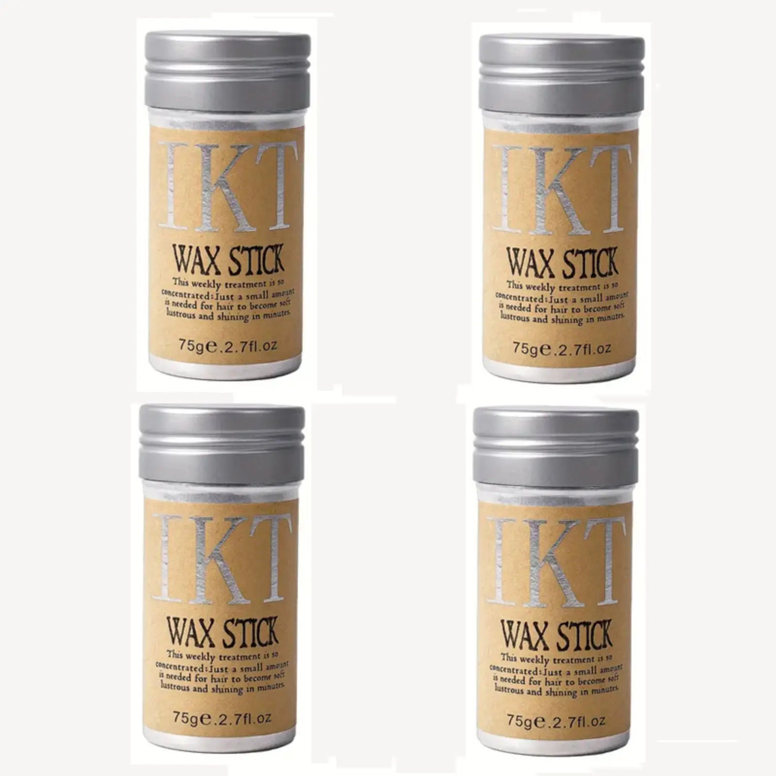 Hair Wax Stick for Kids & Women — With Slick Back Brushes