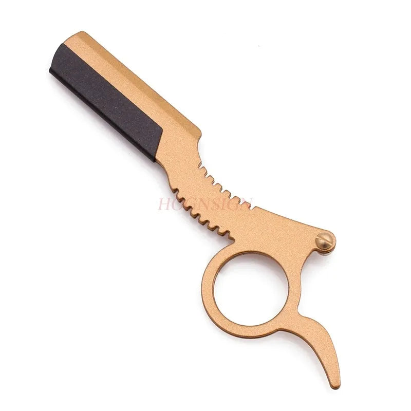 BARBERTOP Colorful Straight Razor — 5 Bold Colors, Replaceable Blade