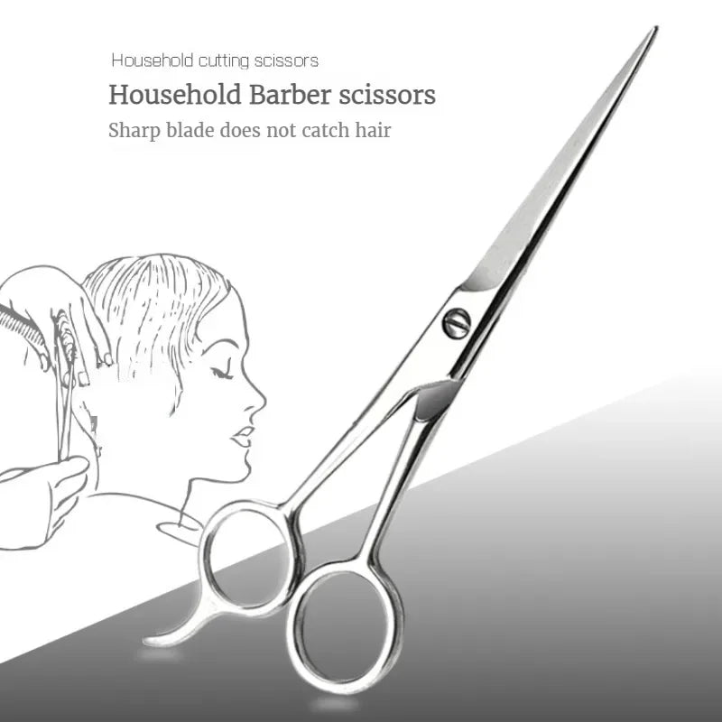 Professional Barber Hair Scissors — 5.5" to 7" Stainless Steel