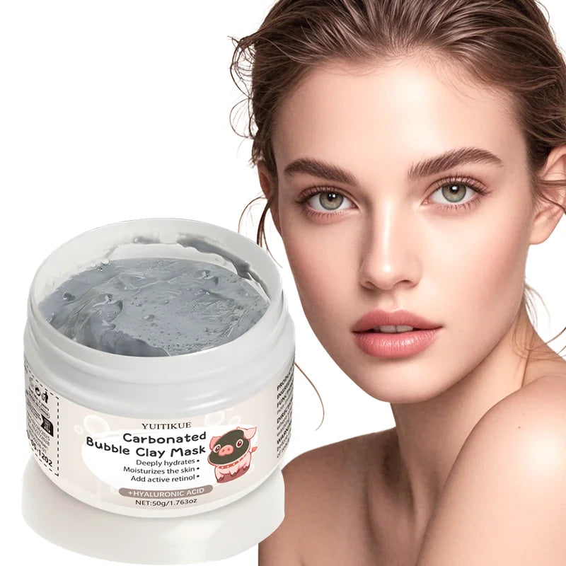 Carbonated Bubble Clay Mask — Self-Activating Deep Pore Cleanse
