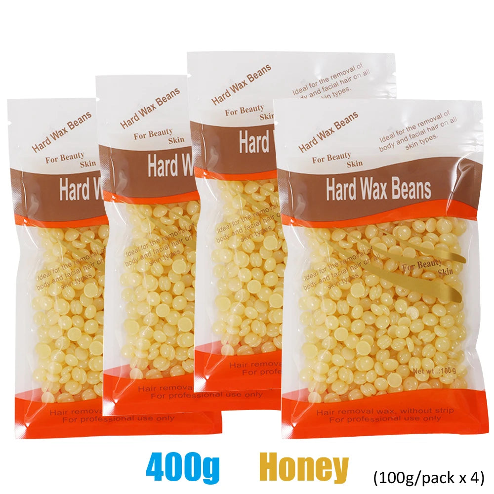 Hard Wax Beans — 50g to 500g, Brazilian & Lavender Scents