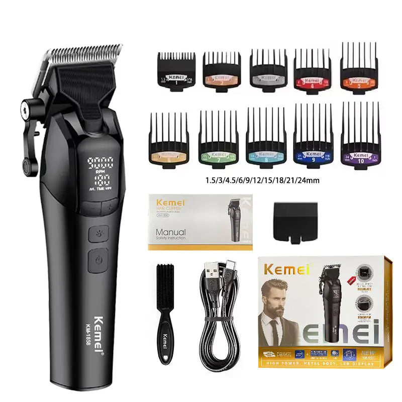 Kemei KM-1858 10W DLC Cordless Clipper