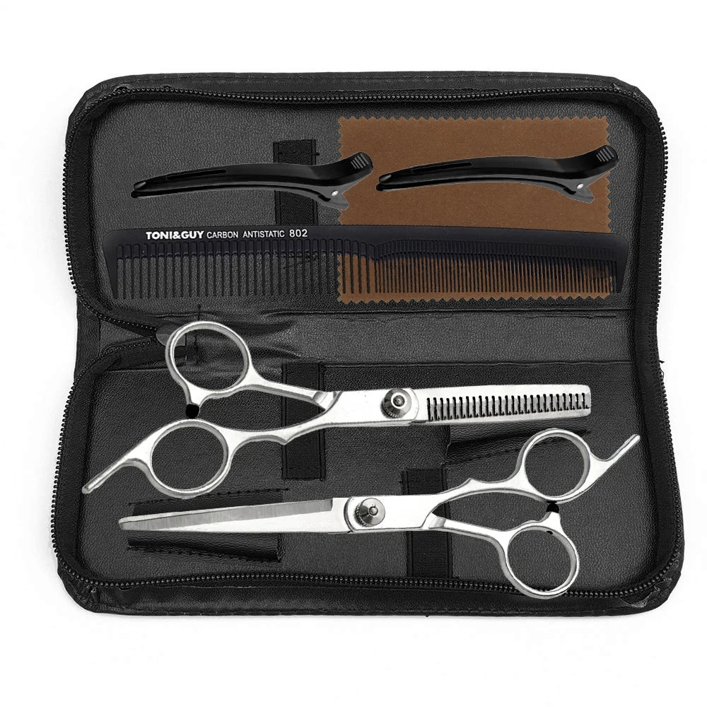 VP Professional Barber Scissors — Gray, Black & Silver