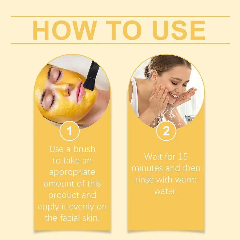 Turmeric Vitamin C Clay Mask — Pigmentation Reducing, 1 to 3 Pack
