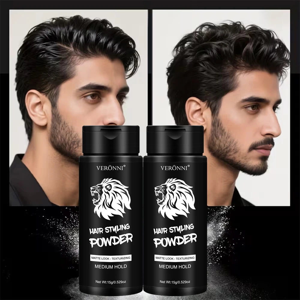Oil-Control Volumizing Hair Styling Powder — Men & Women