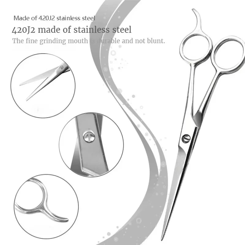 Barber Hairdressing Scissors — Stainless Steel, 5.5" to 7"