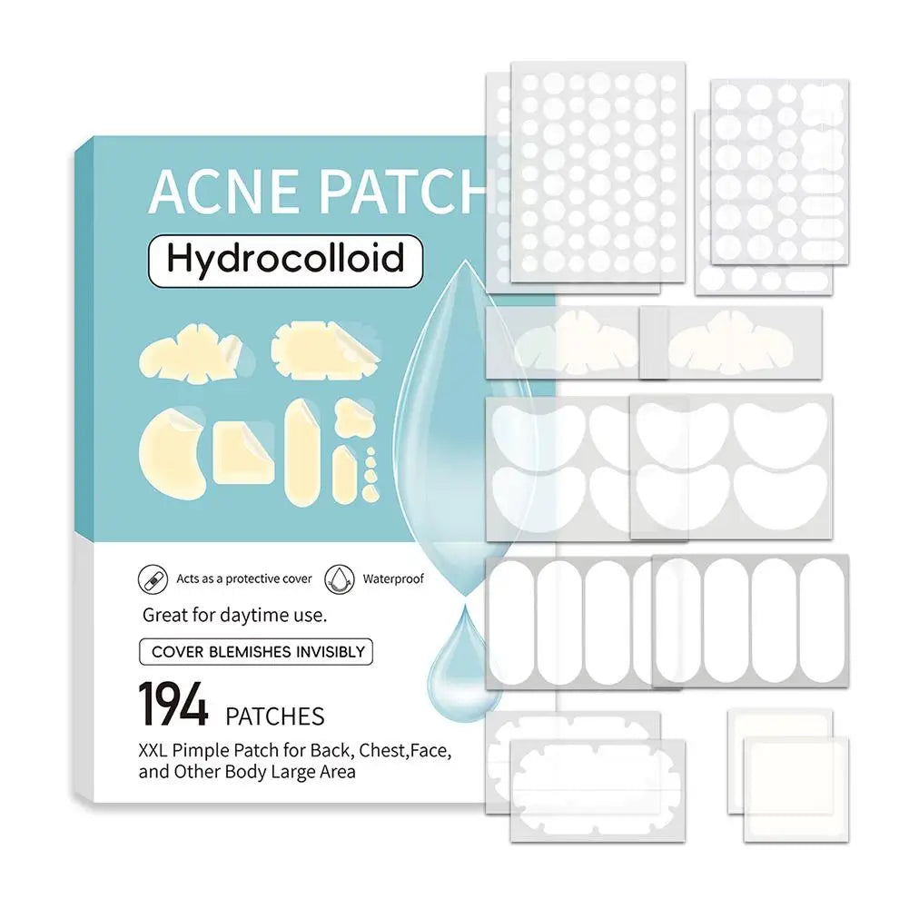 Large-Capacity Pimple Patch Set — Multi-Size Hydrocolloid Value Pack