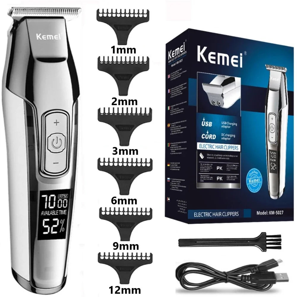 Kemei KM-5027 LED Professional Barber Clipper