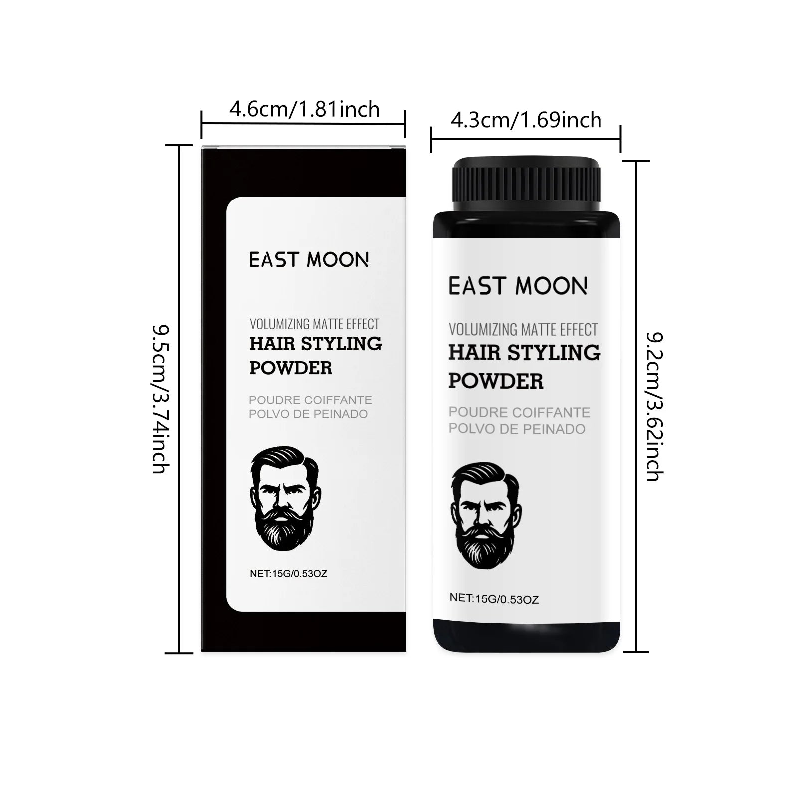 Men's Hair Texture Powder — Instant Volume & Strong Grip