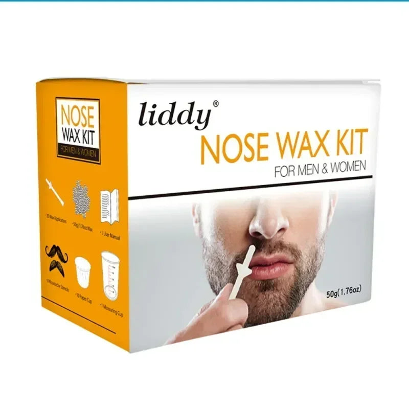 Nose Hair Removal Wax Kit — Paper-Free, Men & Women
