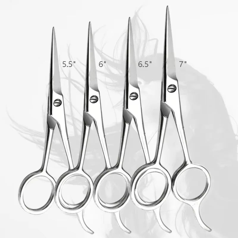 Barber Hairdressing Scissors — Stainless Steel, 5.5" to 7"