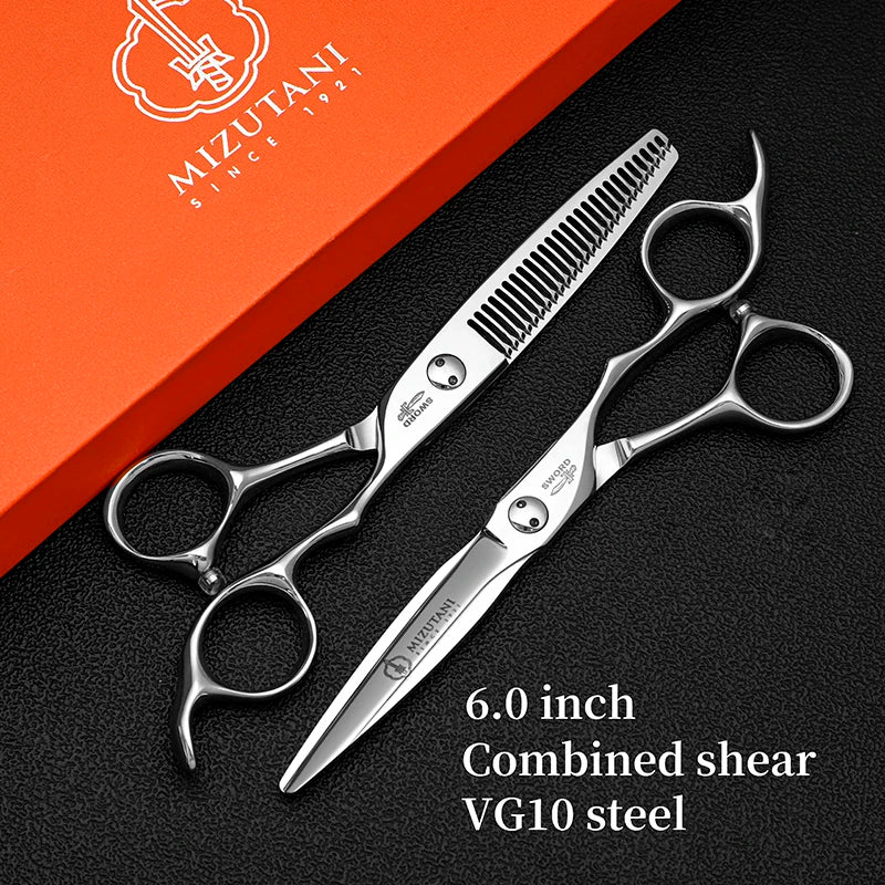 Japan 440C & VG10 Premium Barber Scissors — 6" to 7"