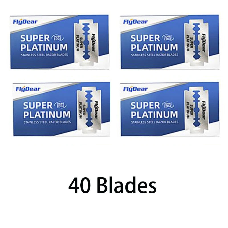 Double-Sided Stainless Steel Razor Blades — 10 to 100 Pack