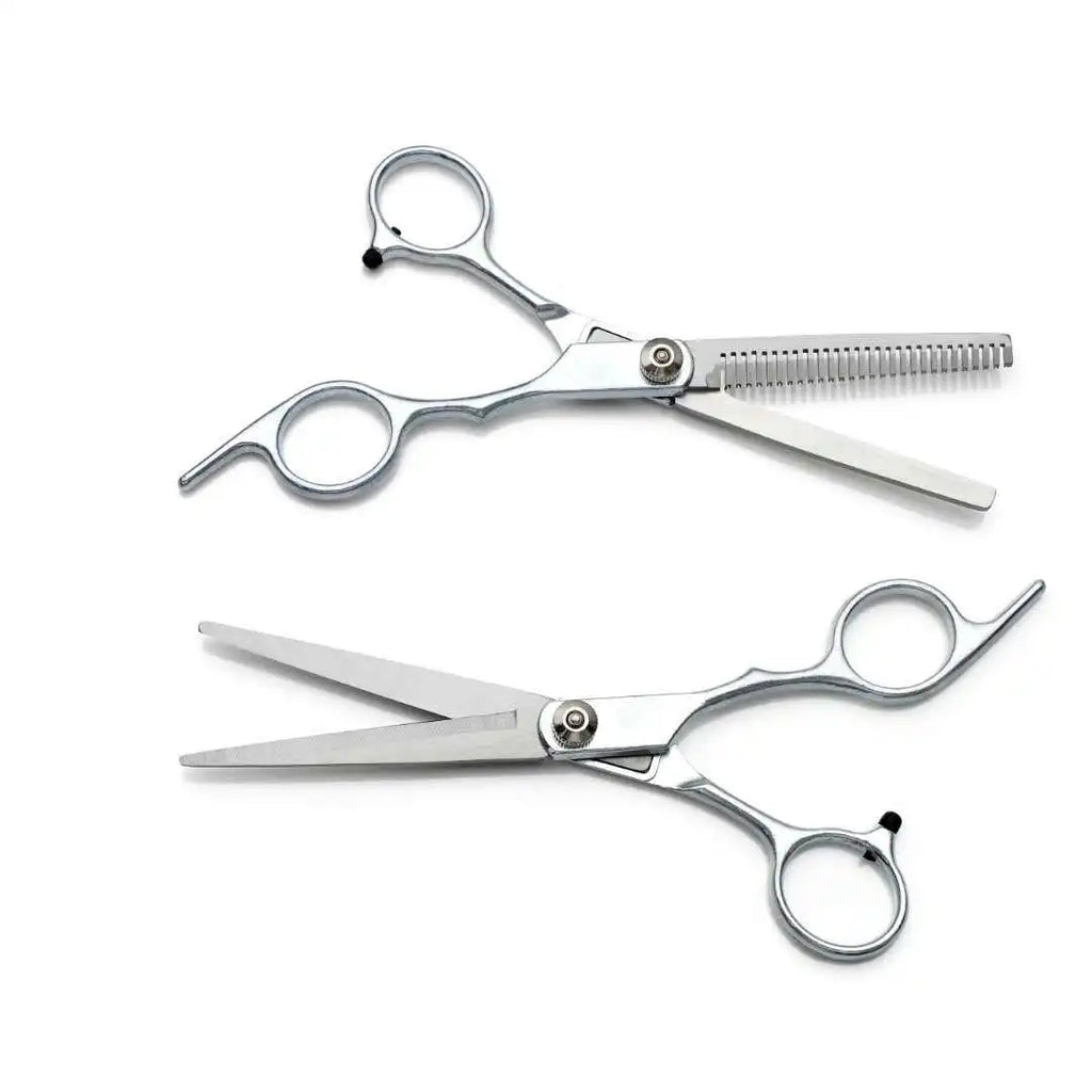 VP Professional Barber Scissors — Gray, Black & Silver