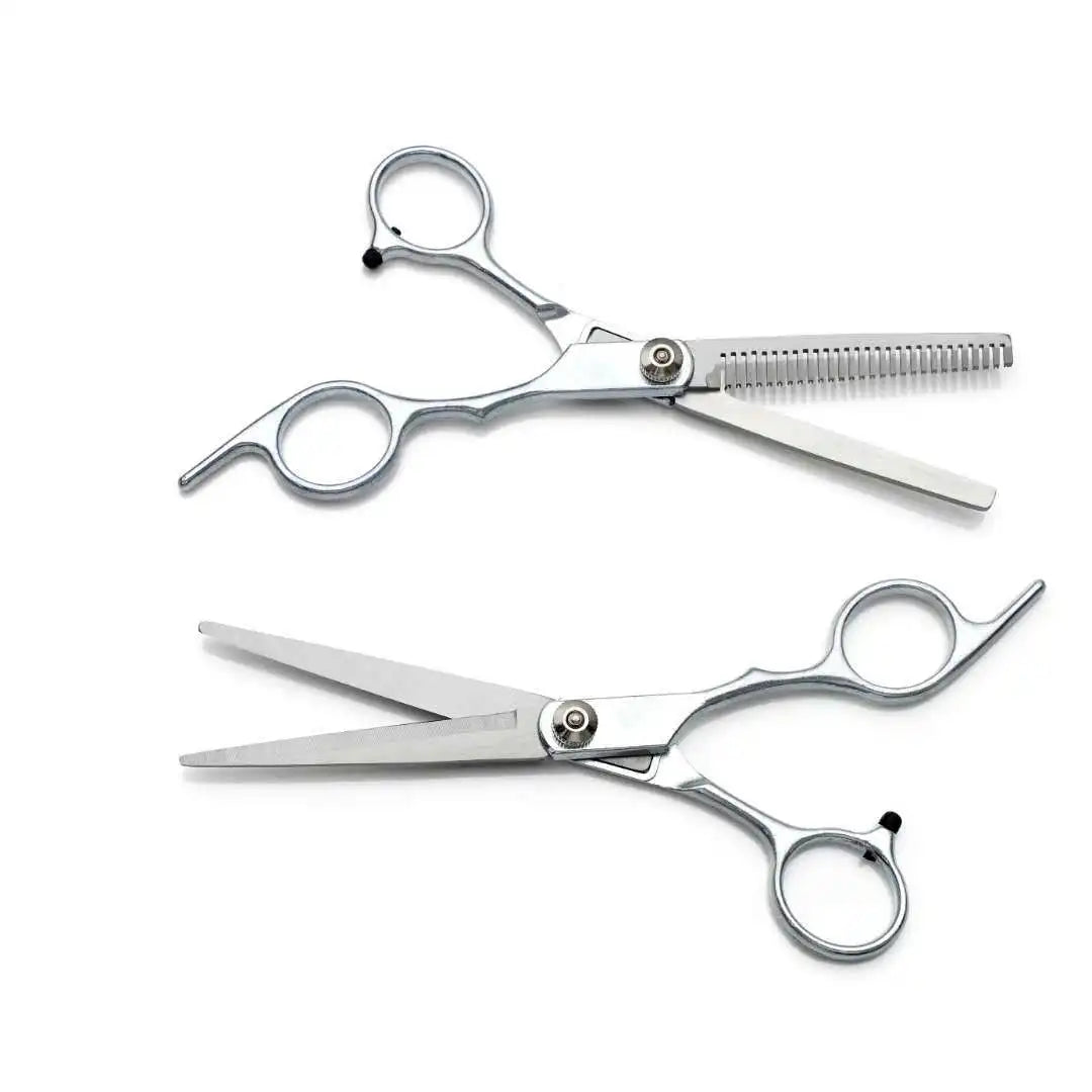 VP Professional Barber Scissors — Gray, Black & Silver